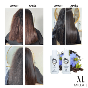 MIRACLE NIGELLE – Lissage brésilien cheveux frisés, crépus 120 ml