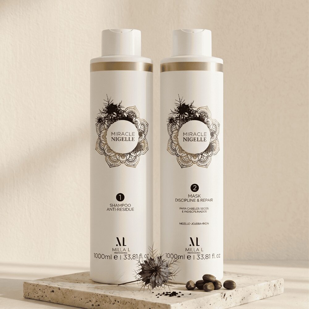 Miracle Nigelle — Lissage brésilien cheveux secs et rebelles.