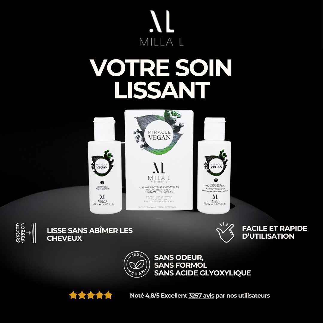 MIRACLE VEGAN – Lissage vegan Tous types de cheveux 120 ml