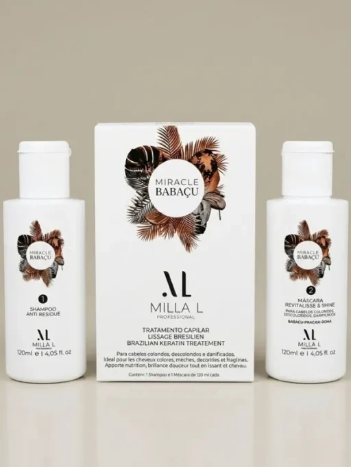 MIRACLE BABAÇU – Soin lissant cheveux fragilisés, colorés, méchés 120 ml