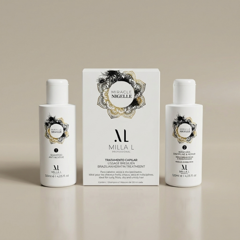Miracle Nigelle — Lissage brésilien cheveux secs et rebelles 120 ml